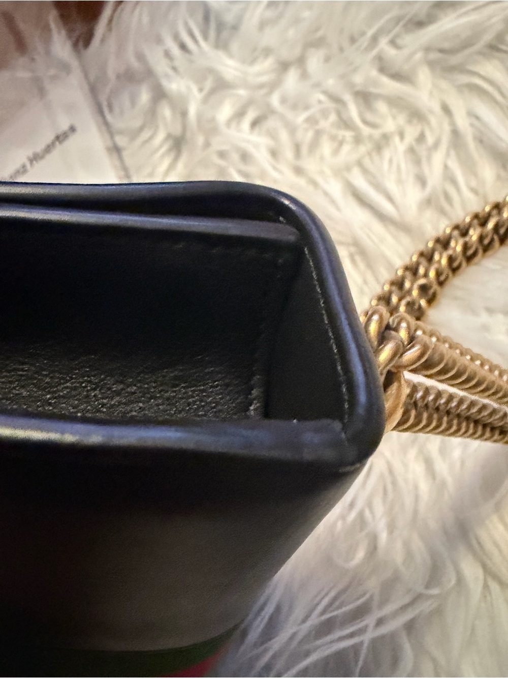 GG Medium Peony Chain Shoulder and Crossbody Leather Bag Limited Edition - Picture 5 of 16